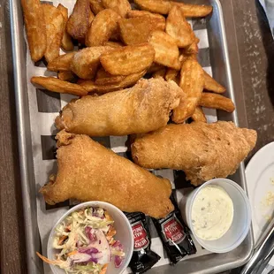Fish and Chips Plate