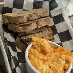Grilled Irish Soda Bread and pimiento cheese.
