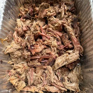 Tender pulled pork
