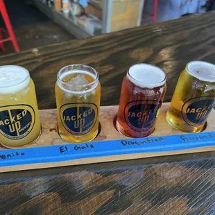 Flight of beers