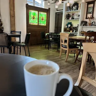 The coffee was great, and the vibe was fun...but just stick to the coffee