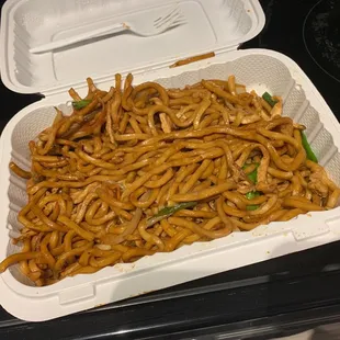 Chicken lo mein