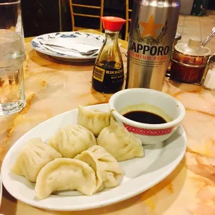 Steamed dumplings!