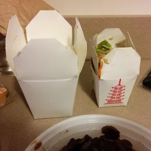 You pay $2 to upgrade to fried rice, but then they give you half the amount without telling you.. Seriously??