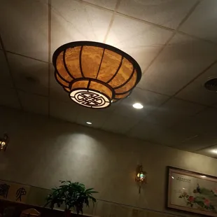 the ceiling