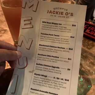 Menu on 20 October 2023