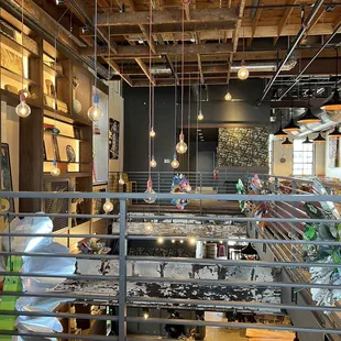 the interior of the restaurant