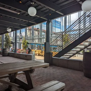 Great outside space with lots of different areas to sit &amp; relax.