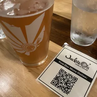 Razz wheat craft beer