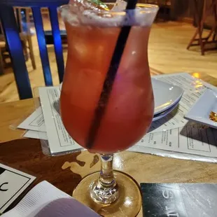 Pomegranate margarita