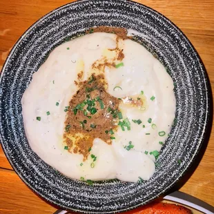 Whipped Potatoes with Black Garlic Butter