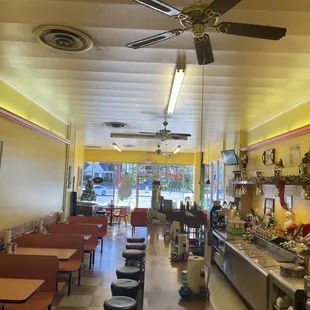 sushi and sashimi, interior