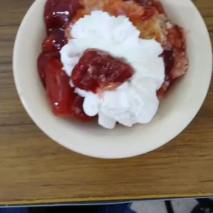 delicious cherry cobbler! Oh yah..  Aug 29 2022