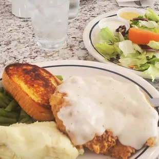 Chicken fried chicken (lunch for breakfas)