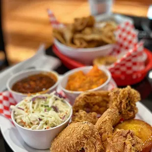 Fried Chicken Wings Plate