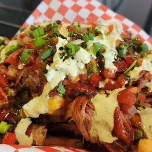 Pulled pork fries