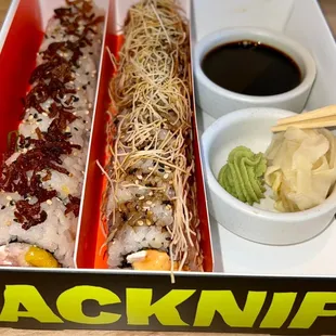 Ebibody Rock &amp; king Kong sushi rolls