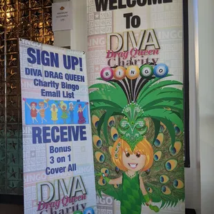 Diva Drag Queen Charity Bingo Wednesdays