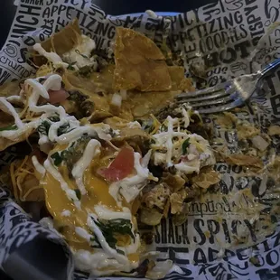 Sorry I didn't take a picture when they first came out but as you see lots of toppings on every layer