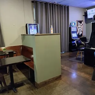 a restaurant with tables and chairs