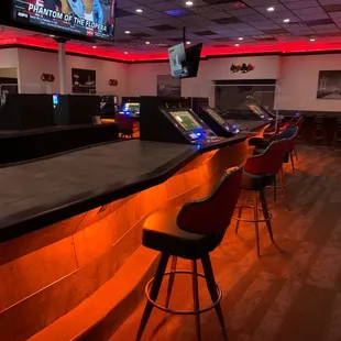 the interior of a restaurant