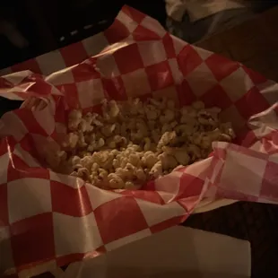 Perfectly salted popcorn