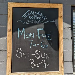 Hours as of May 2023