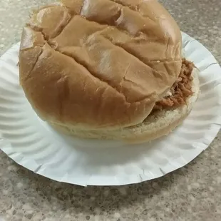 BBQ Sandwich with Slaw