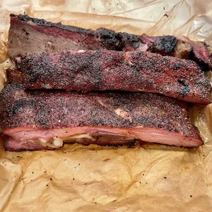 Brisket and ribs