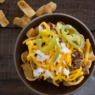 a bowl of nachos