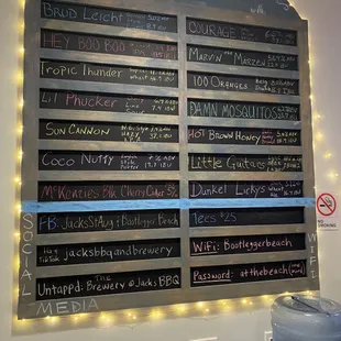 sushi and sashimi, menu