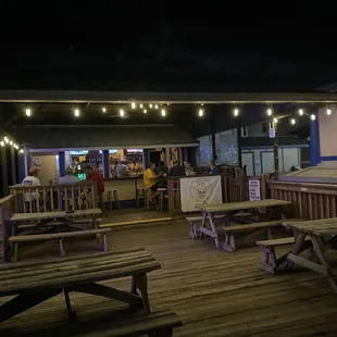 sushi and sashimi, outside