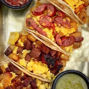 Breakfast tacos (IG: hangryforwhat)