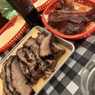 Brisket, beef bacon