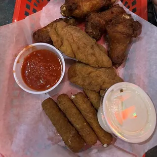 Big sampler (minus veggie spread)