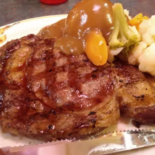 Big Jim's rib eye steak!