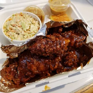 3 Tenders Combo, with a side of remoulade coleslaw