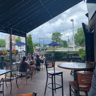 Outside seating