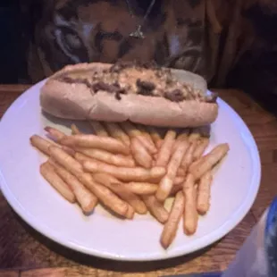 Philly Cheesesteak with Fries
