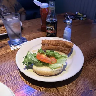 Fish Sandwich and Malt Vinegar