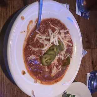 Chili with lots of Jalepeno