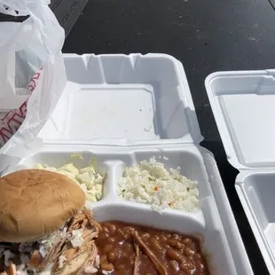 Pulled pork plate
