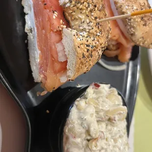 Nova Boy Sandwich homemade Soufle of Macaroni Salad