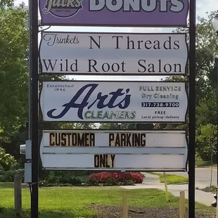  a sign for the store