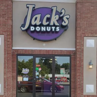  the front of the store