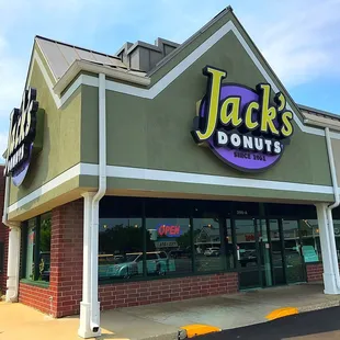 the front of the restaurant