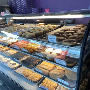 Case full of delicious donuts