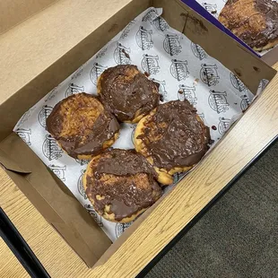 Donuts stripped of icing