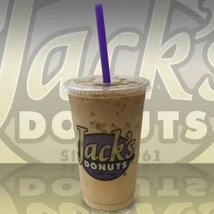a cup of iced coffee