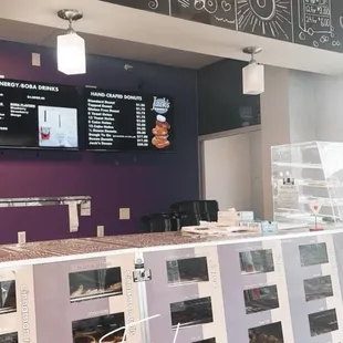 Interior--love the chalkboard!